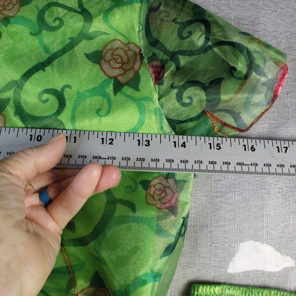 Rubies DC Super Hero Girls Poison Ivy Costume Set Size M Green Cottagecore Gorp